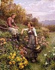 Daniel Ridgway Knight Gossips painting